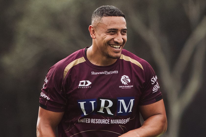 Life is good for Siua Taukei'aho at the Sea Eagles