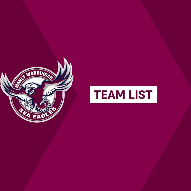 Round 11: Sea Eagles team list