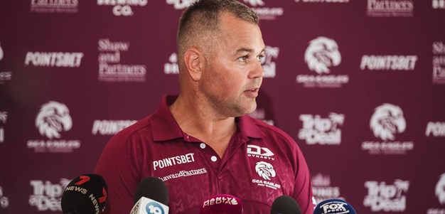 We're looking forward to tomorrow afternoon: Anthony Seibold