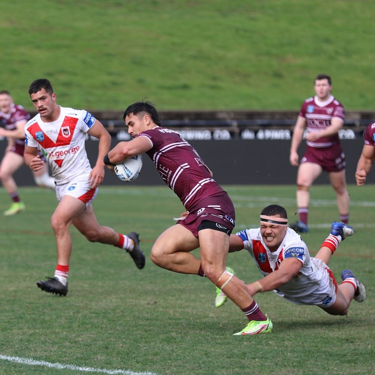 Kaeo Weekes crosses for a hat-trick in win over Dragons