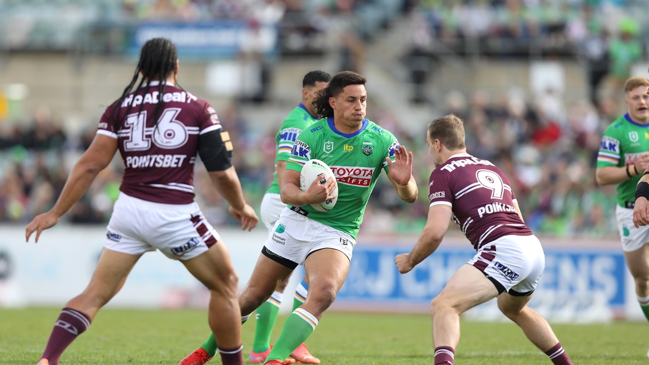 NRL 2022 – Raiders v Sea Eagles – GIO Stadium Canberra