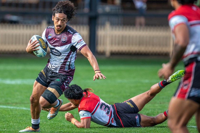 Centre Morgan Harper terrorised the Bears in Blacktown's win.