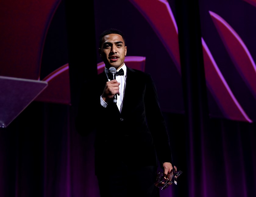 Lehi Hopoate won the honoured Ken Arthurson Rising Star Award for Rookie of the Year 