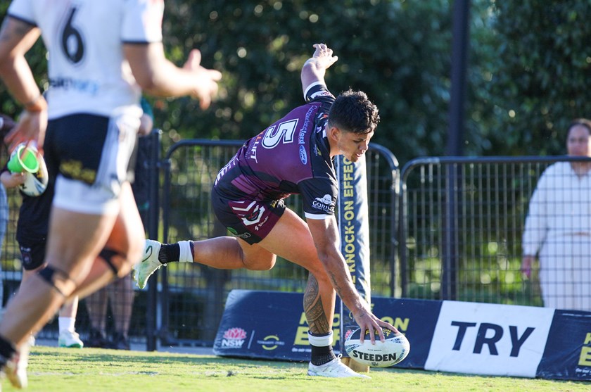 Winger Jaxson Paulo scored four tries in the win over the Magpies