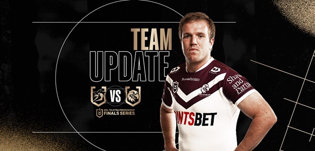 Finals Week 2 Team Update: Sea Eagles vs Roosters