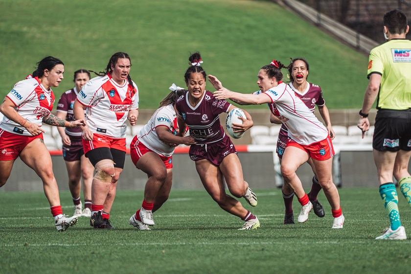 Lavinia Tauhalaliku had a day out to remember against the Dragons