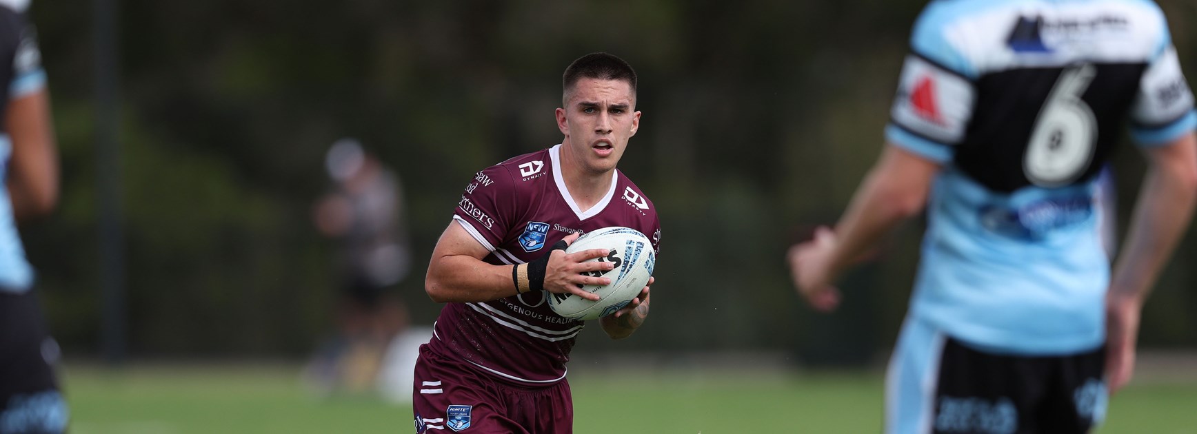 Half-back Tylor Bunting is having a fine season for the Sea Eagles