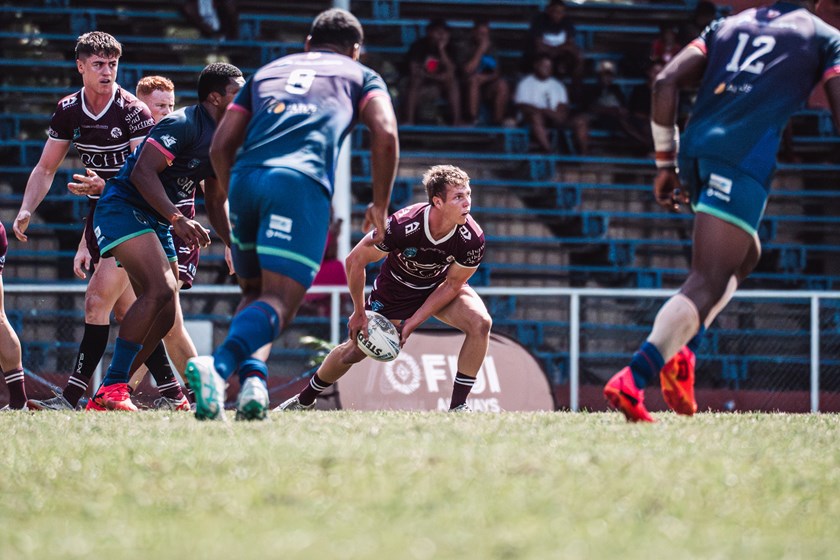 Hooker Daniel O'Donnell had a hand in several of Manly's tries