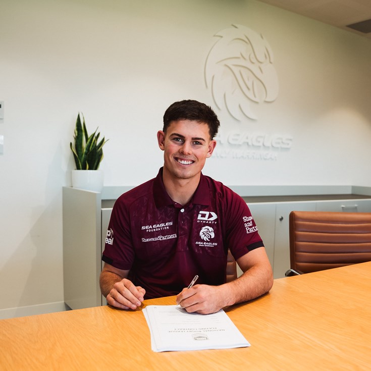 Sea Eagles sign exciting young half Joey Walsh