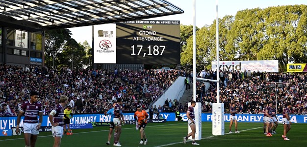 Sea Eagles thriving off huge home crowds