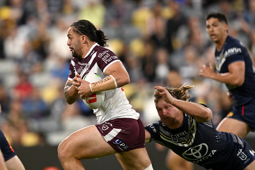 Josh Aloiai takes on the Cowboys in his 150th NRL game 