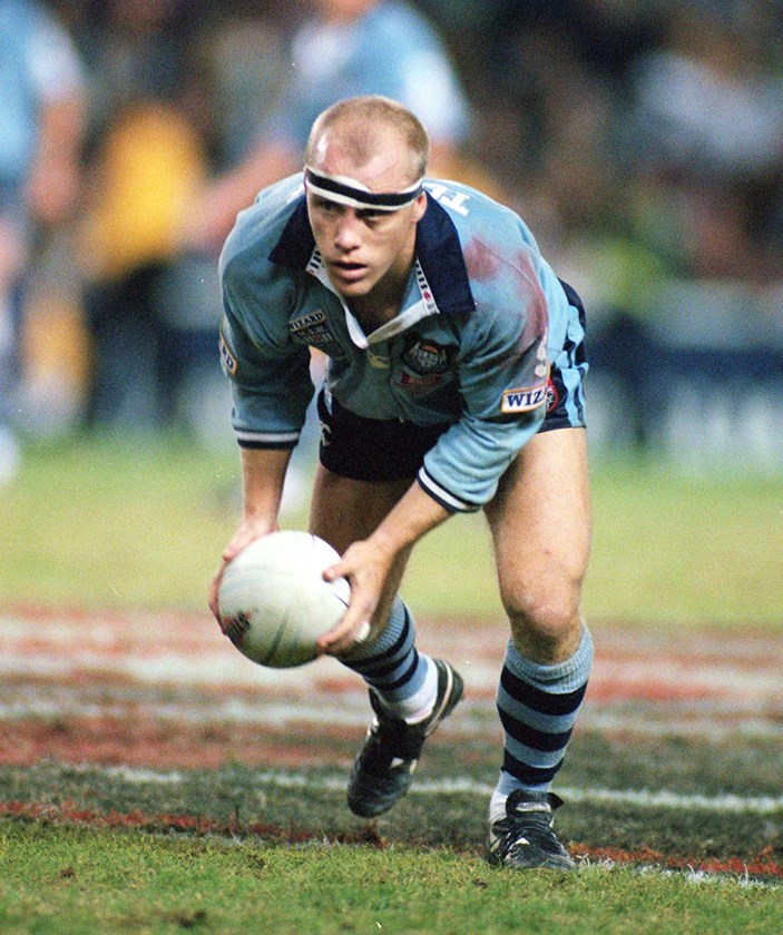 Legend...Geoff Toovey captained NSW to a State of Origin series victory in 1997
