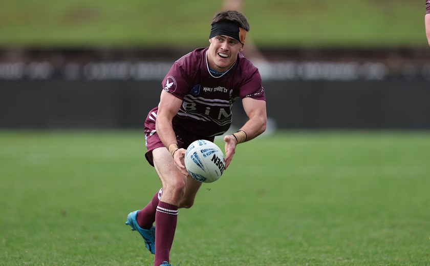 Hooker Thomas Thelander had another busy game for the Sea Eagles 