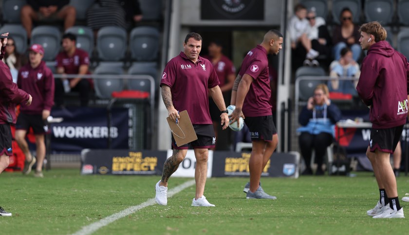 Former premiership winning Manly forward Anthony Watmough is doing a fine job in his first season of coaching