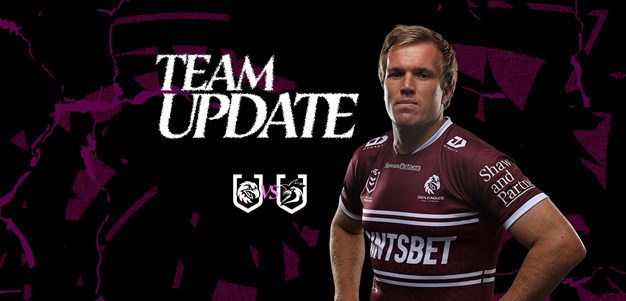 Team Update: Round 2 v Roosters