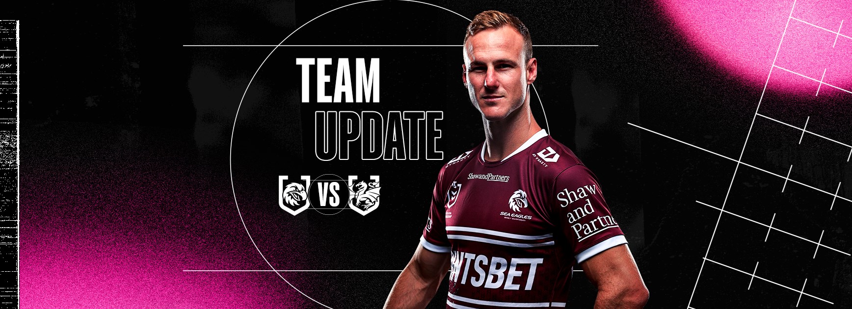 NRL Team Update: Round 15 vs Dragons