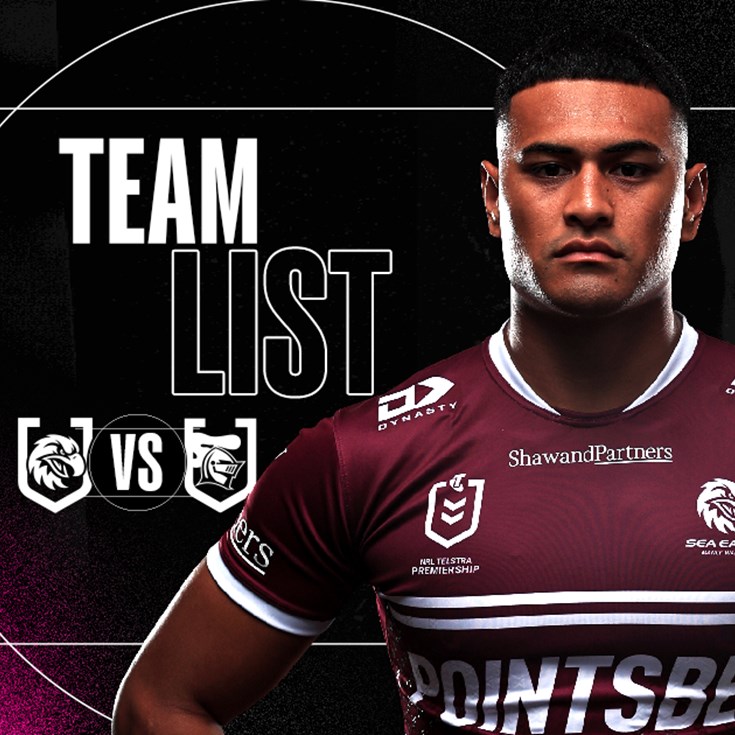 NRL Team List: Round 19 vs Knights