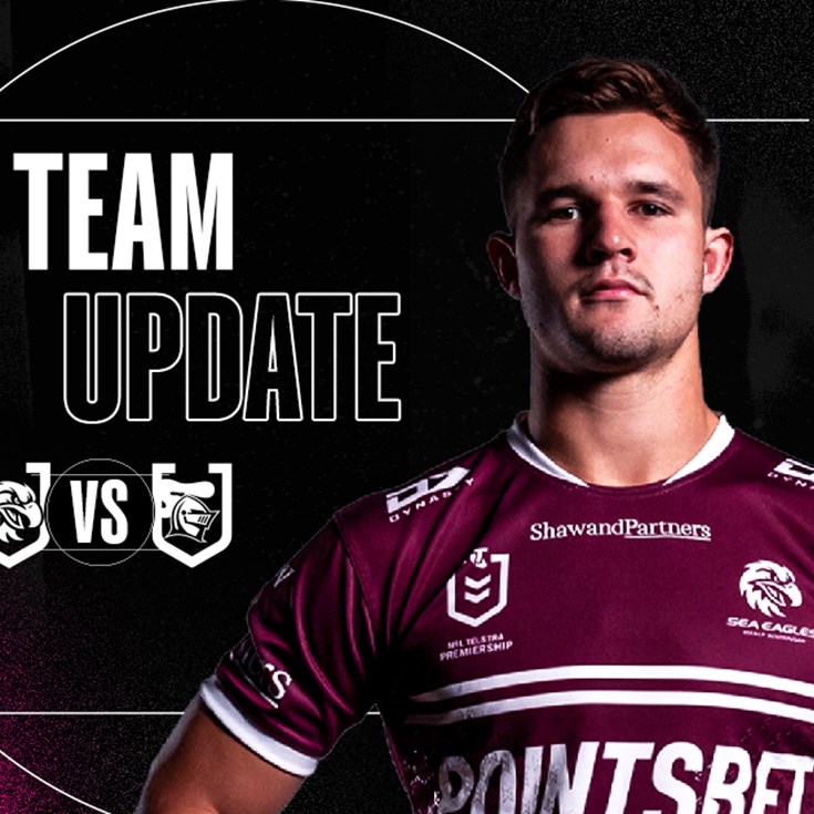 NRL Team Update: Round 19 vs Knights