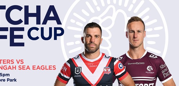 Sea Eagles and Roosters to battle it out at the 2024 Gotcha4Life Cup