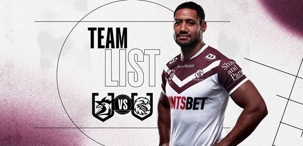 NRL Team List: Round 21 vs Roosters