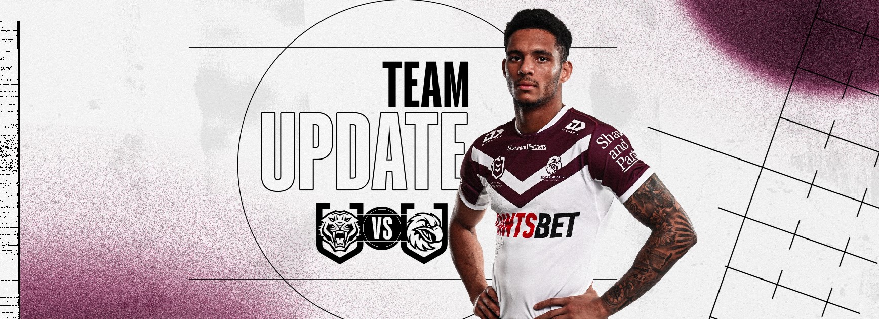 NRL Team Update: Round 25 vs Wests Tigers