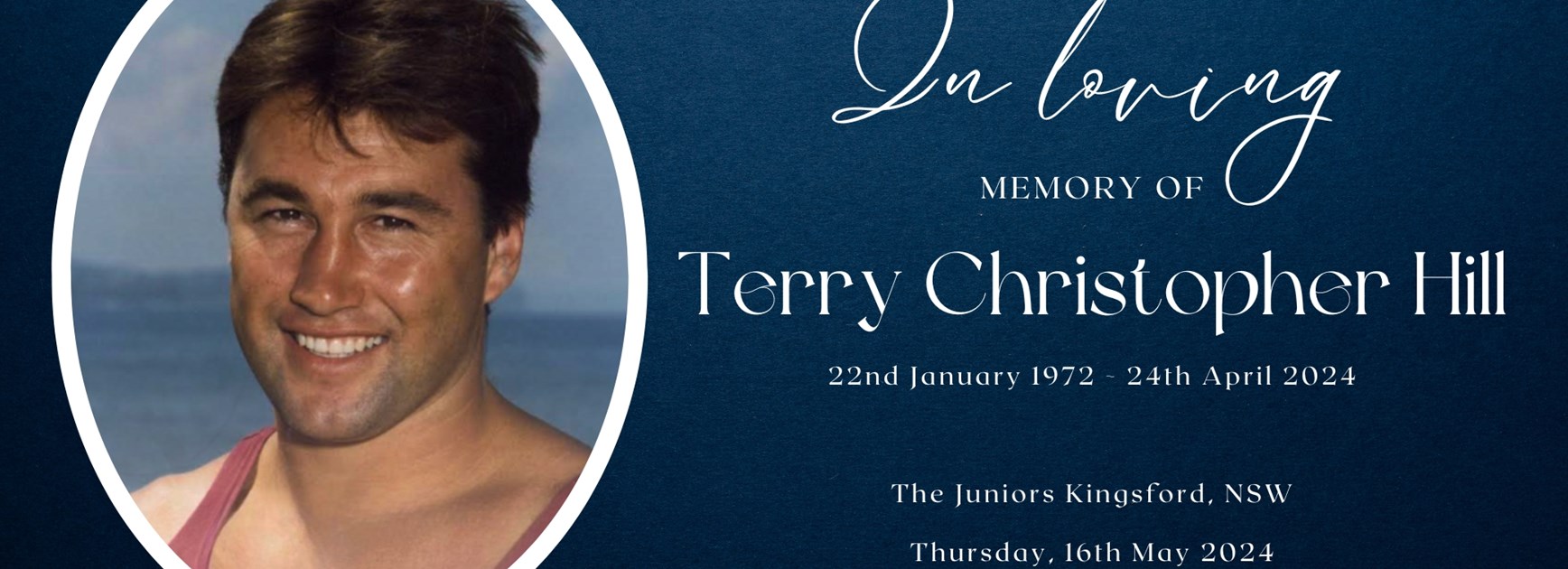 In loving memory of Terry Hill