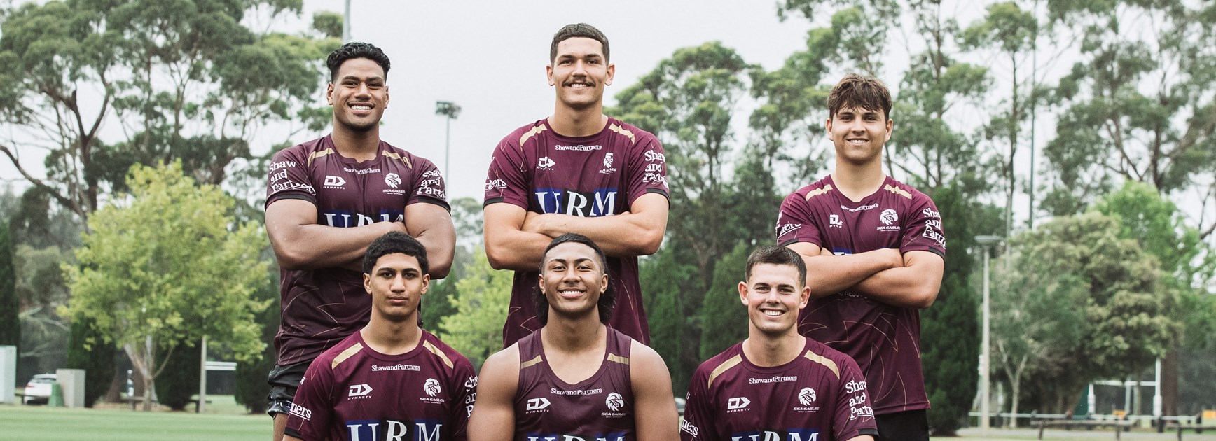 Next Generation...exciting youngsters (back row l-r) Simione Laiafi, Navren Willett, Tyler Melrose; front row (l-r)  Onitoni Large, Zaidas Muagututia, Joey Walsh