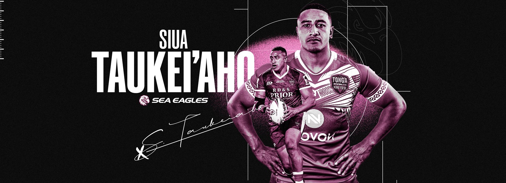 Manly Warringah Sea Eagles secure two-time Premiership winner Siua Taukei’aho